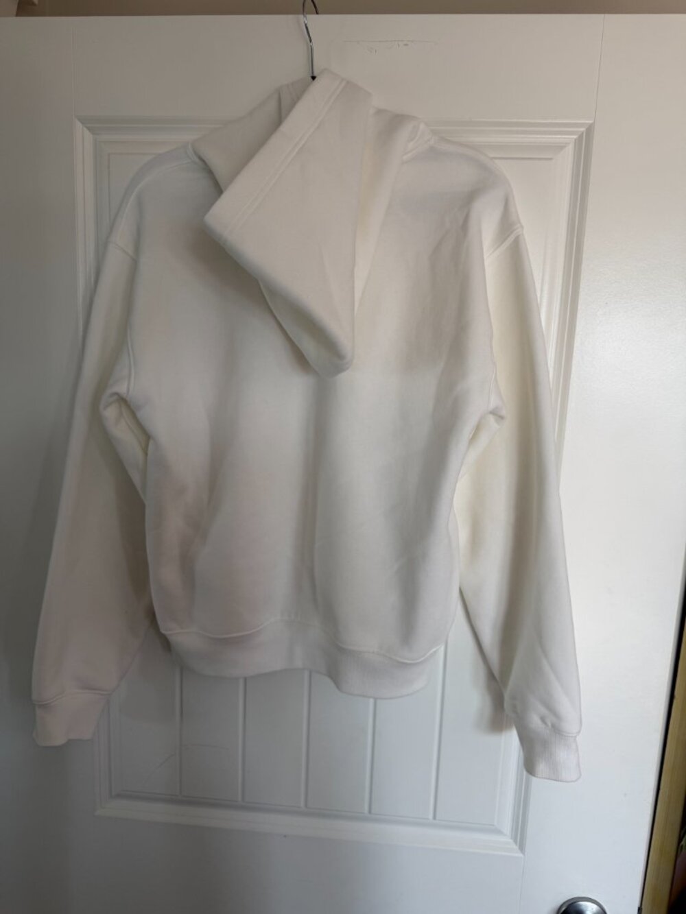 Aritzia TNA Cozy Fleece Perfect Hoodie White Size M – Worn Once - Picture 2 of 4